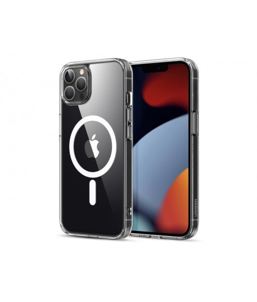 Husa Spate Ugreen Magnetic Magsafe Compatibila Cu iPhone 13 Pro, Transparenta